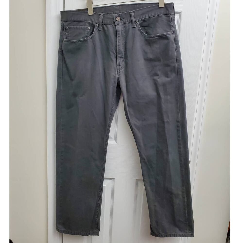 Levi's Jeans 505 Gray Bootcut Wide Leg Blokecore